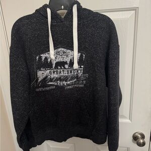 Gatlinburg Tennessee Great Smokey Mountains Hoodie Pigeon Forge MED Gray
